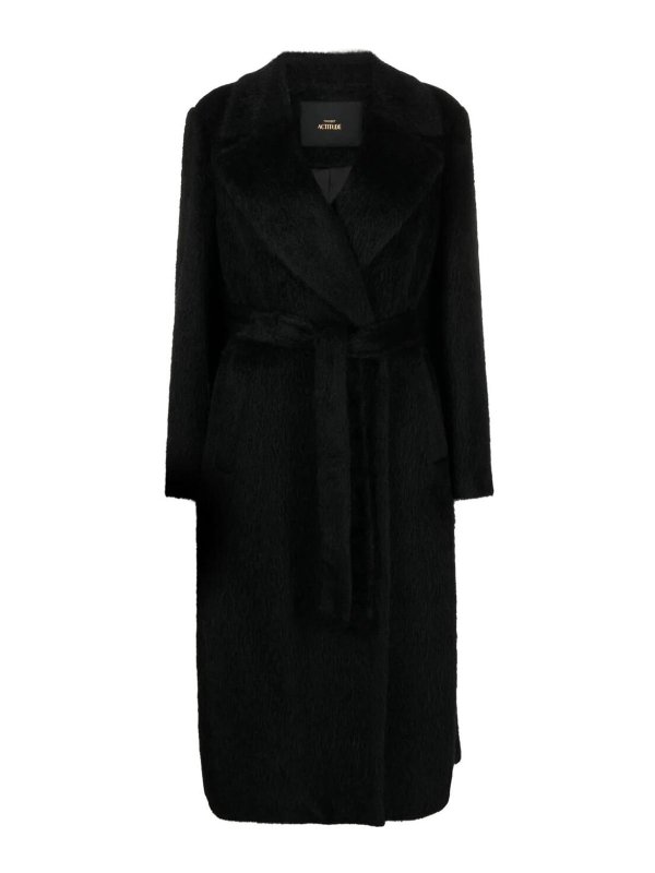 TWINSET: short coats - Belted long coat