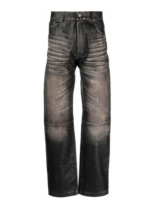 424: Trousers Shorts - Leather trousers