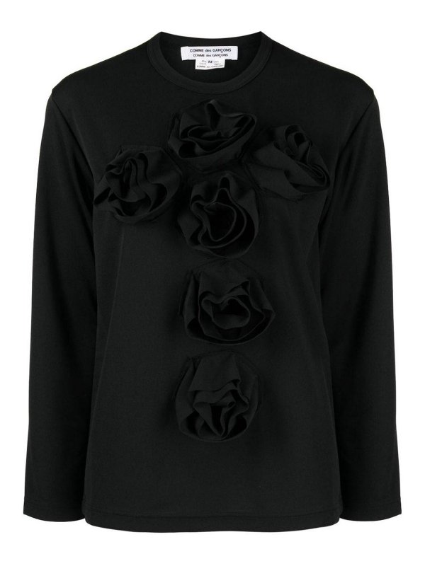 COMME DES GARCONS: T-shirts - T-Shirt - Schwarz