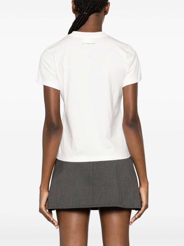 T-Shirt - Weiß shop online: Courreges