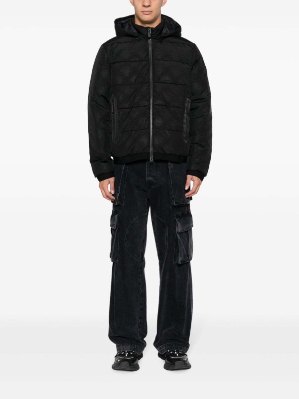 Hooded down jacket shop online: EA7 Emporio Armani