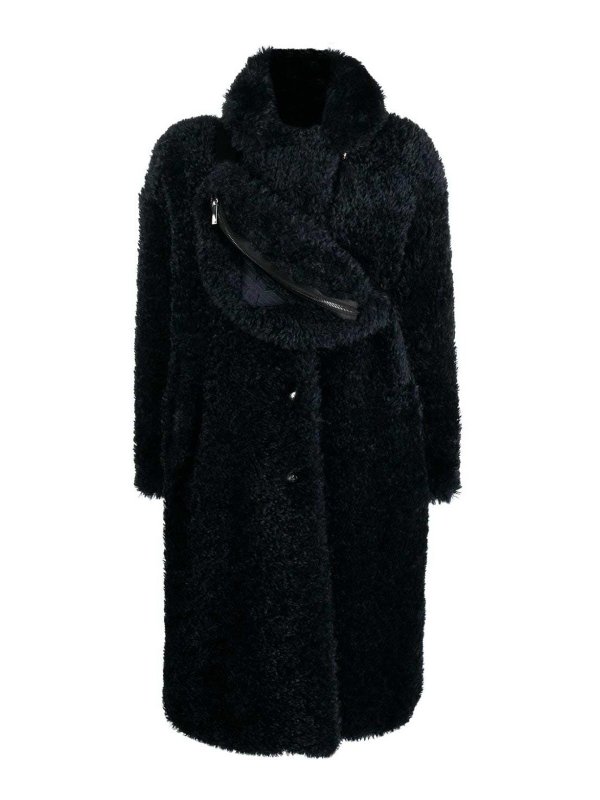 EMPORIO ARMANI: ショートコート - ショートコート - ブルー