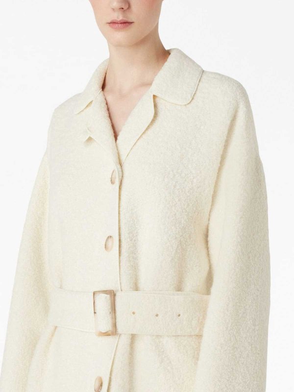 EMPORIO ARMANI buy online Kurzer Mantel - Weiß