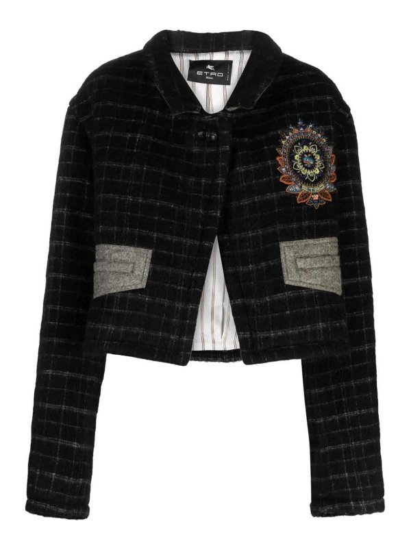 ETRO: カジュアルジャケット - カジュアルジャケット - 黒