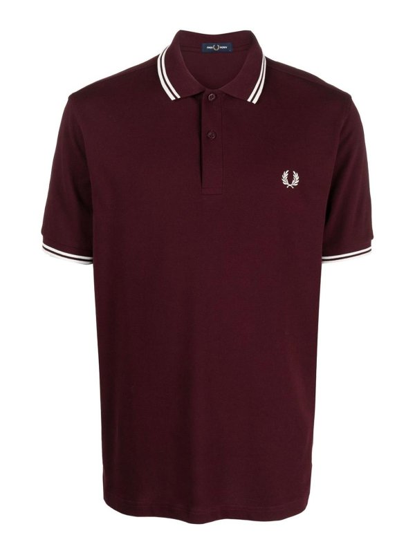 FRED PERRY: Poloshirts - Poloshirt - Bordeaux