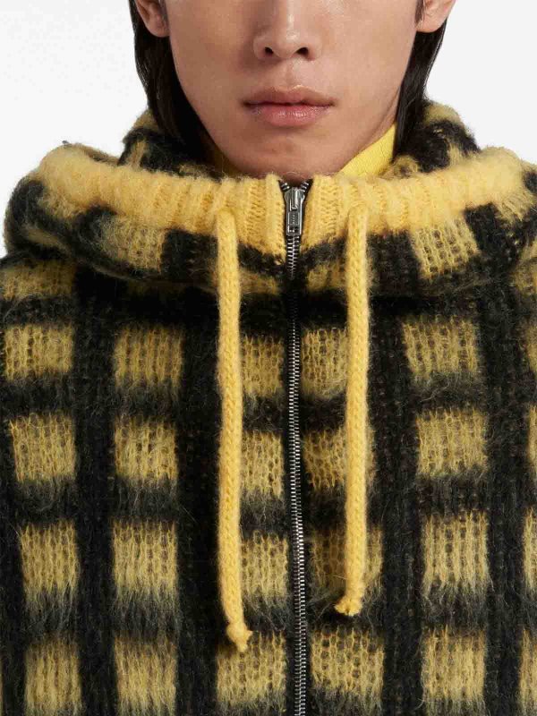 The Best Shops Marni: cardigans - Checked wool cardigan
