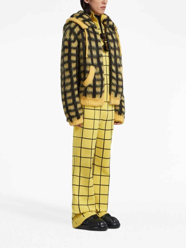 The Best Shops Marni: Checked wool cardigan