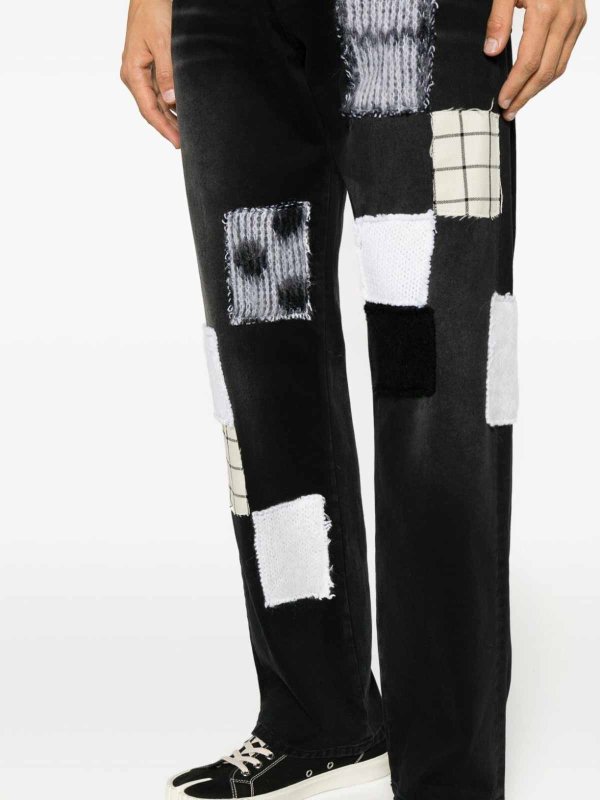 Marni buy online Patchwork cotton denim jeans