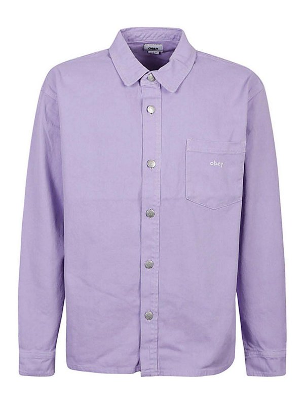 OBEY: Chemises - Chemise - Violet