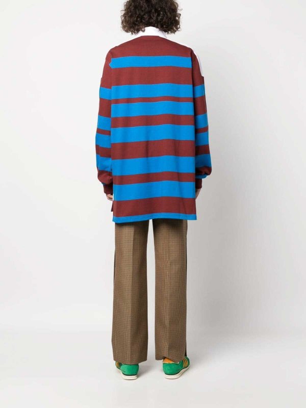 The Best Shops WALES BONNER: ポロシャツ - ポロシャツ - ブルー