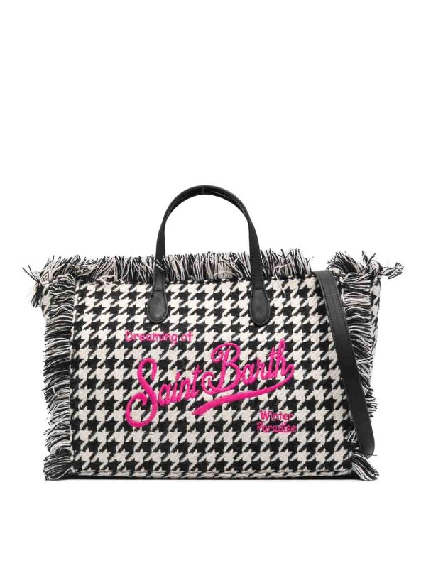 MC2 SAINT BARTH: totes bags - Colette houndstooth print handbag