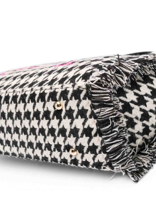 Colette houndstooth print handbag shop online: MC2 SAINT BARTH