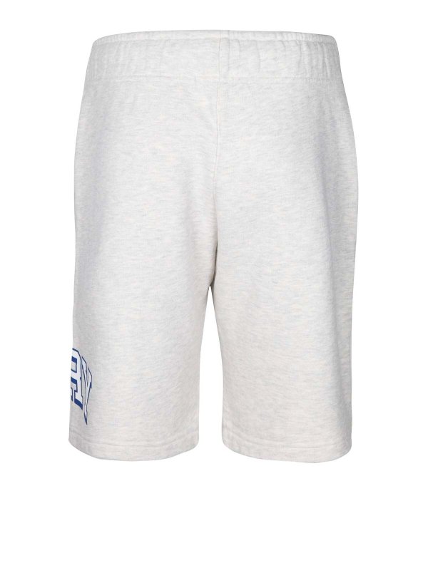 The Best Shops AUTRY: shorts - Melange gray cotton fleece shorts