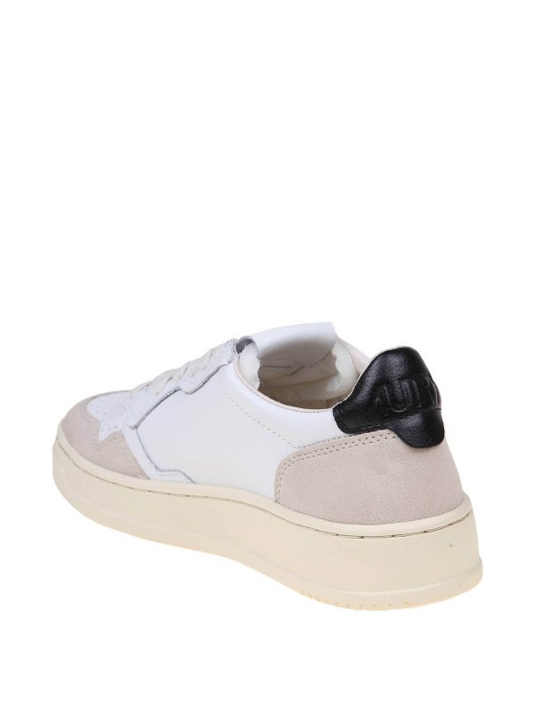 The Best Shops AUTRY: trainers - black and white leather and suede sneakers