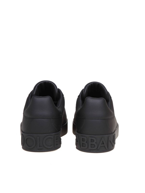 DOLCE & GABBANA buy online black leather sneakers