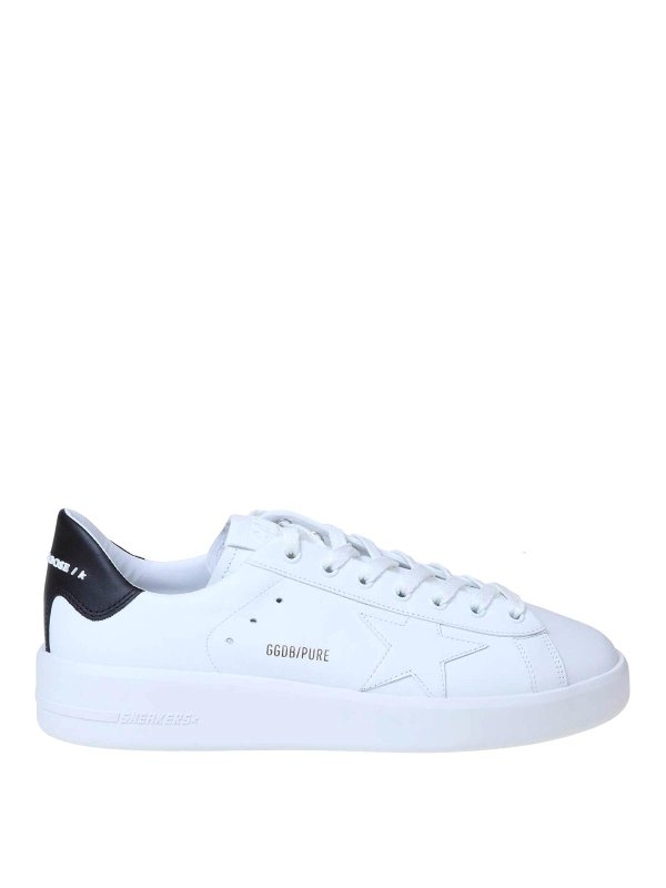 GOLDEN GOOSE: trainers - pure star leather sneakers