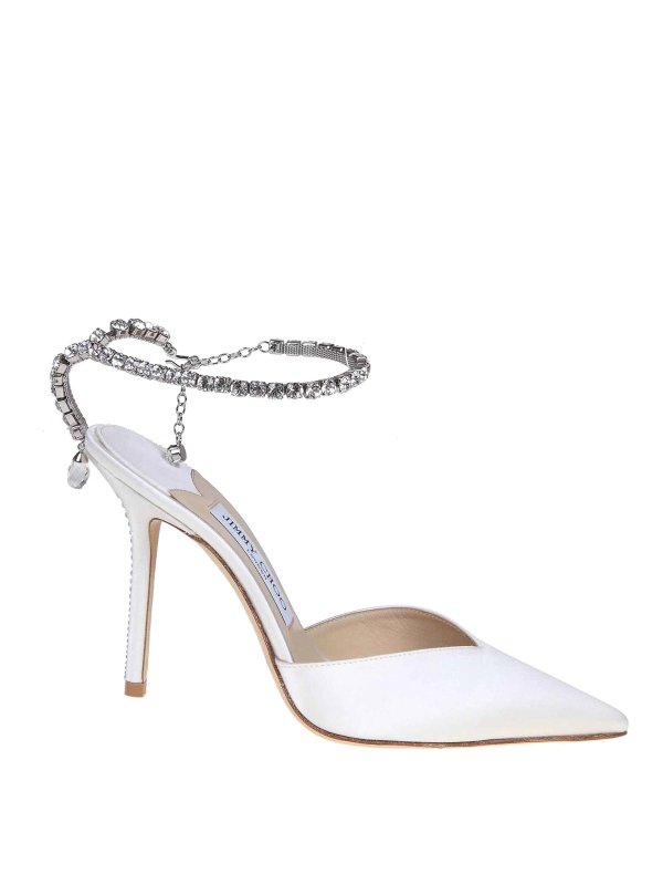 JIMMY CHOO: Sandalen - Sandalen - Weiß