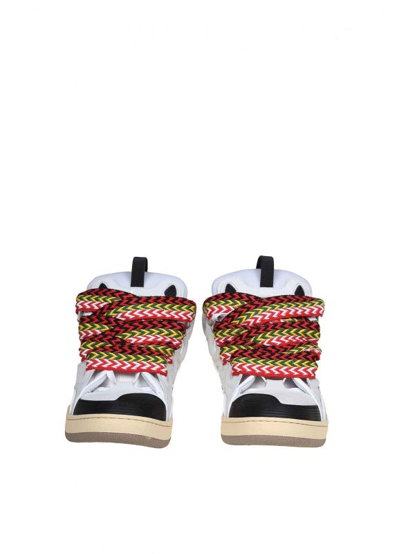 The Best Shops LANVIN: sneakers - curb sneakers in pelle e camoscio