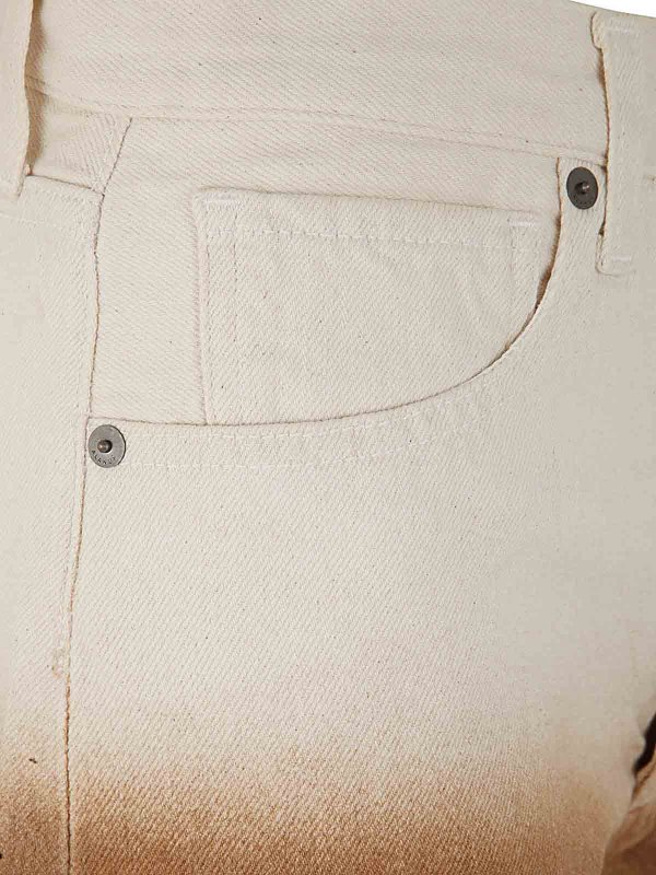 The Best Shops ALANUI: Trousers Shorts - Bright hues denim shorts