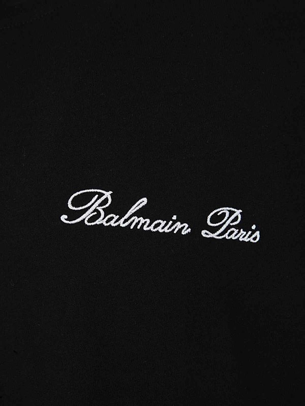 The Best Shops Balmain: T-shirts - T-Shirt - Schwarz