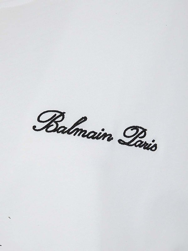The Best Shops Balmain: T-shirts - T-Shirt - Weiß