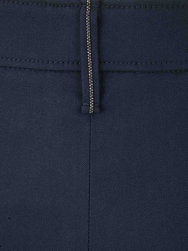 The Best Shops BRUNELLO CUCINELLI: Pantalons élégants - Short - Bleu