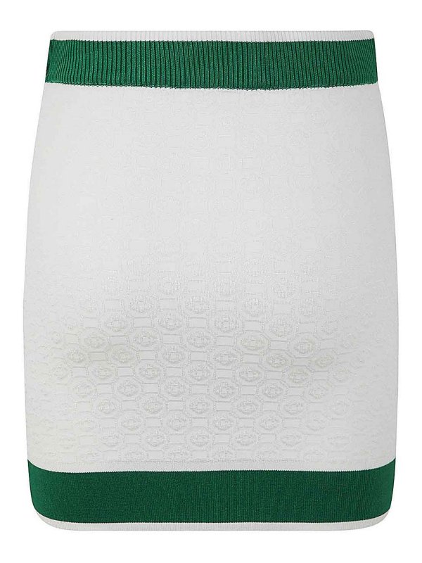 CASABLANCA: ニーレングススカート＆ミディ丈 online - 膝丈/ミディスカート - 白