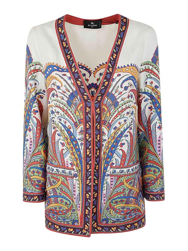 ETRO: casual jackets - Silk twill jacket