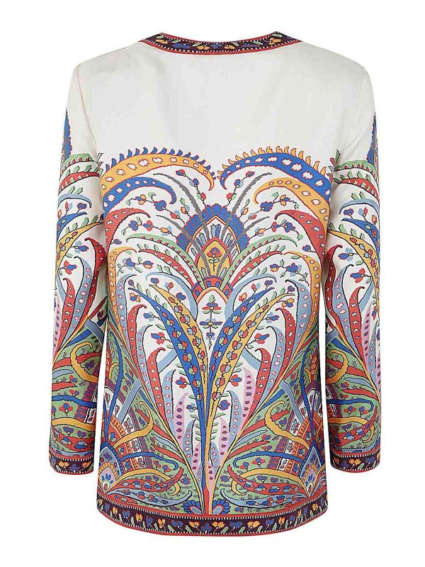 ETRO: casual jackets online - Silk twill jacket