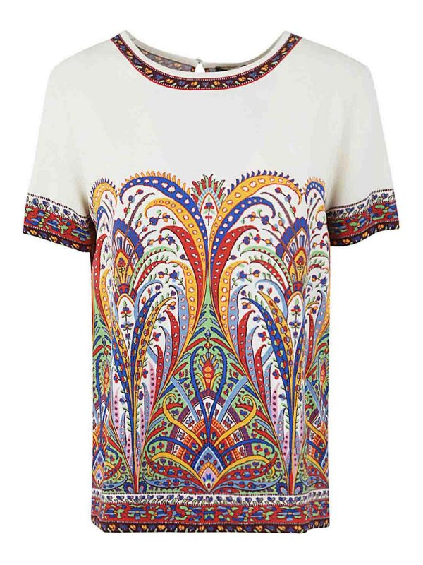 ETRO: Camisetas - Camiseta - Multicolor