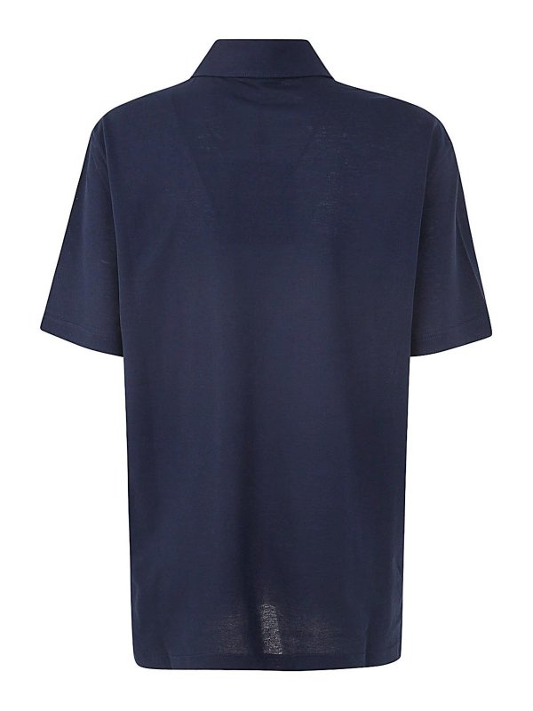 HERNO: maglia a collo alto e polo online - Polo in crepe