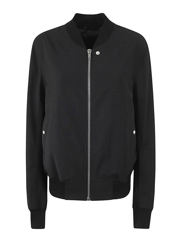 RICK OWENS: casual jackets - Classic flight bomber jacket