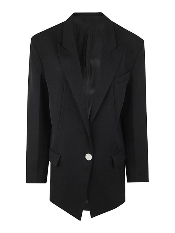 The Attico: blazers - Glen oversized blazer