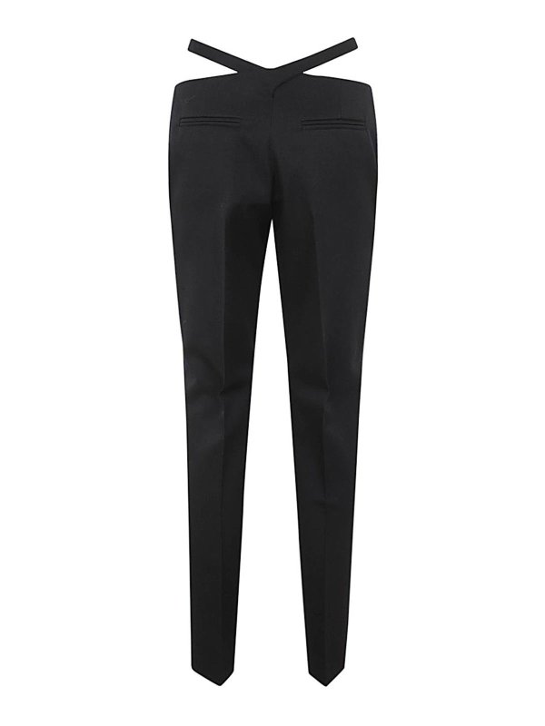 The Attico: casual trousers online - Cigarette long trousers