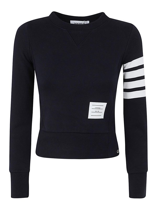 THOM BROWNE: Sweatshirts und Pullover - Sweatshirt - Blau