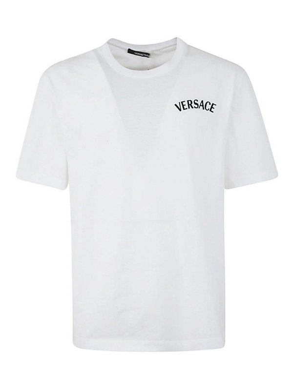VERSACE: t-shirts - T-shirt Milano stamp print