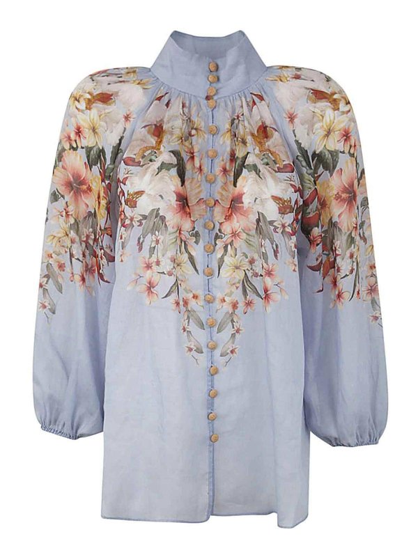 ZIMMERMANN: ブラウス - ブラウス - ブルー