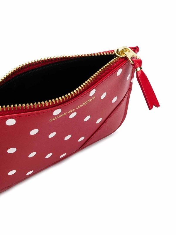 The Best Shops COMME DES GARCONS: wallets & purses - Dot leather wallet