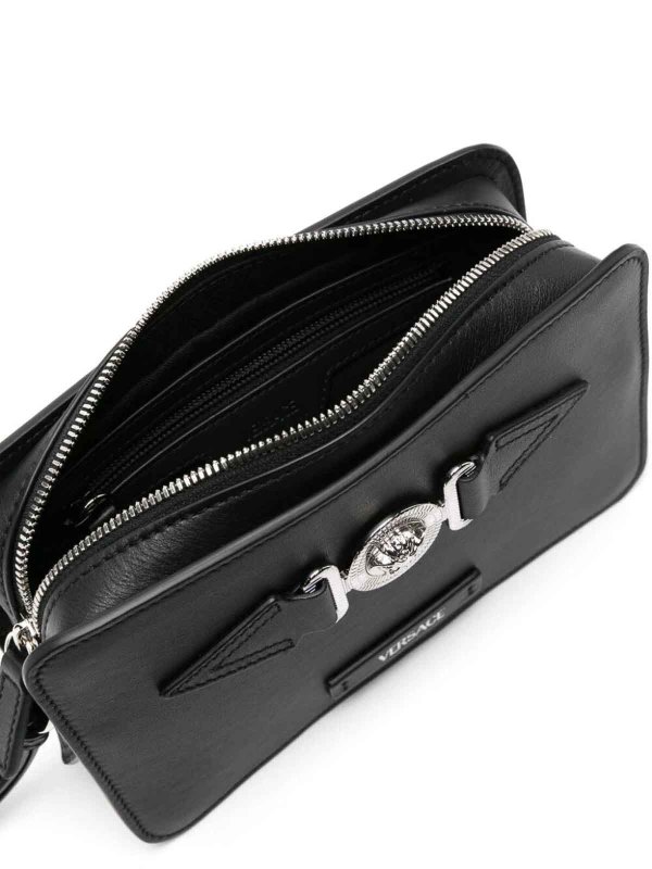 VERSACE: cross body bags online - Camera bag calf