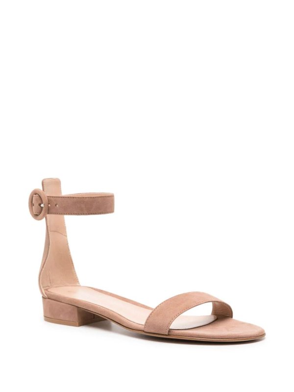 Gianvito Rossi: sandali online - Sandali Portofino in suede