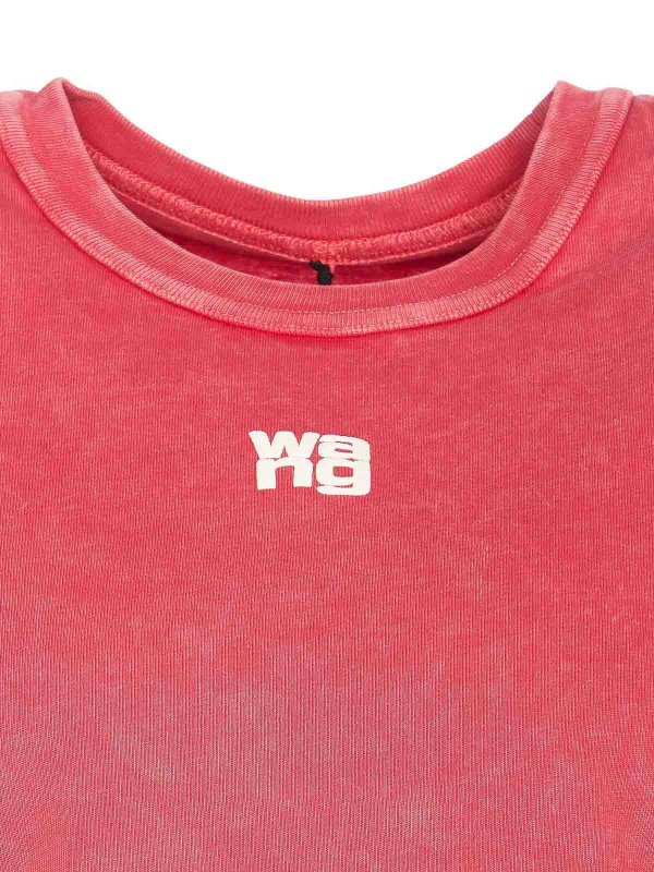 Logo t-shirt shop online: ALEXANDER WANG