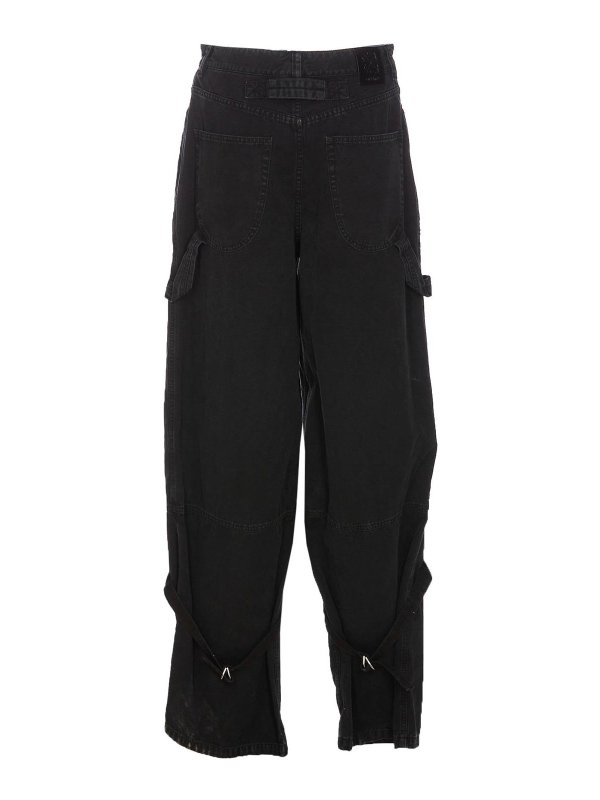 OFF-WHITE: ブーツカットジーンズ online - ブーツカットジーンズ - 黒