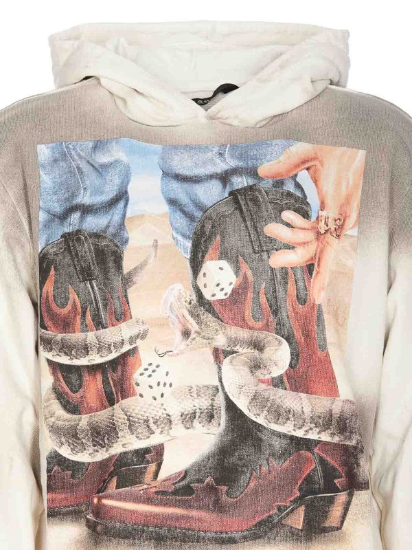 Felpa con cappuccio shop online: Palm Angels