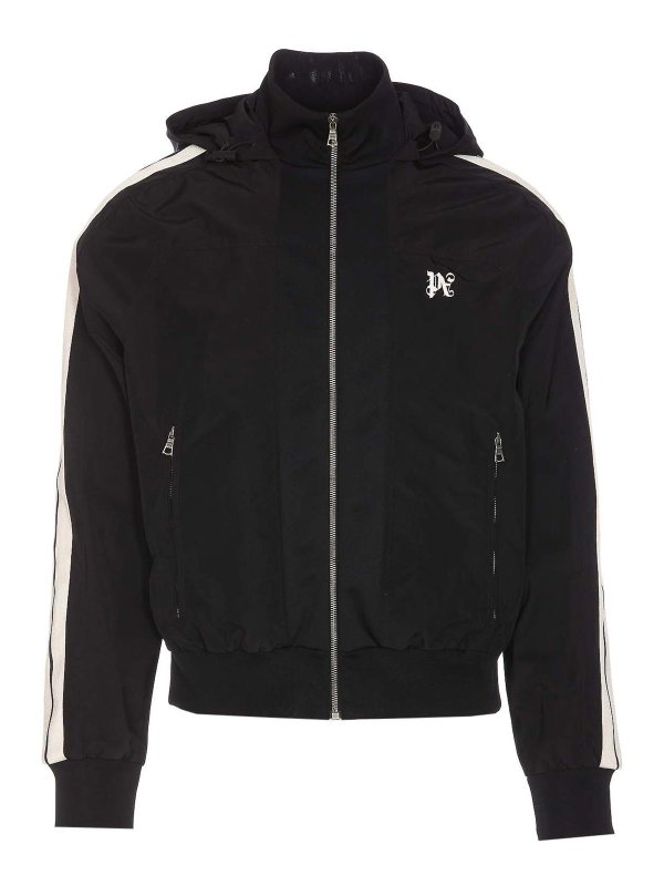 Palm Angels: casual jackets - Monogram track jacket