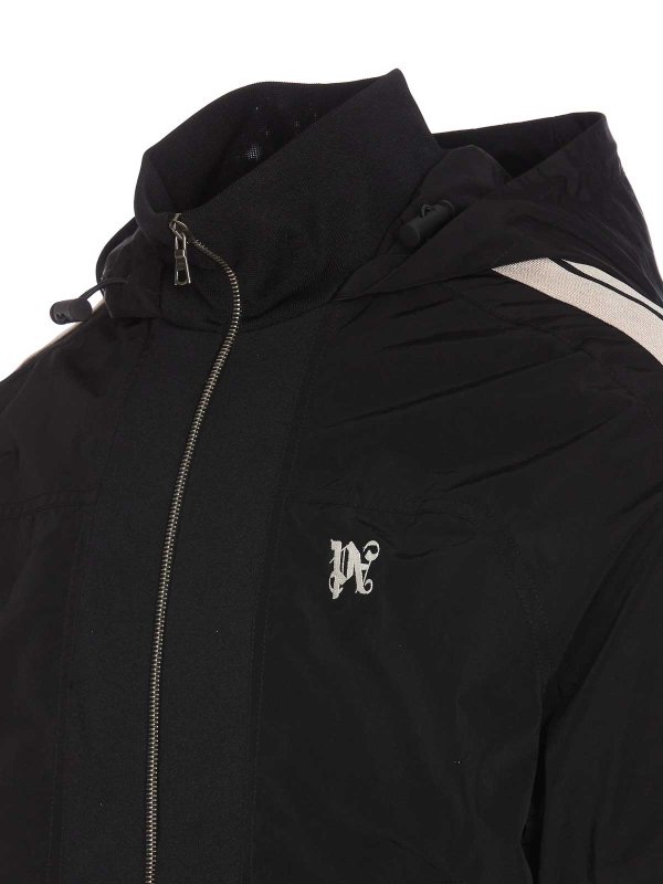 The Best Shops Palm Angels: casual jackets - Monogram track jacket