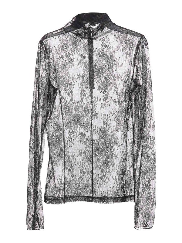 Pinko: Tops y camisetas sin mangas - Top - Negro