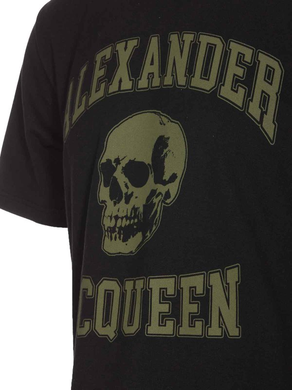 The Best Shops ALEXANDER MCQUEEN: T-shirts - T-Shirt - Schwarz