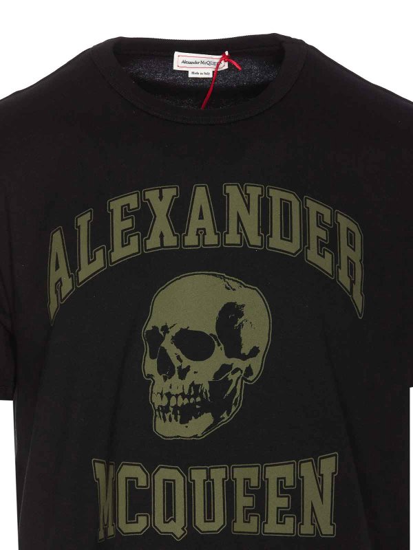 T-Shirt - Schwarz shop online: ALEXANDER MCQUEEN