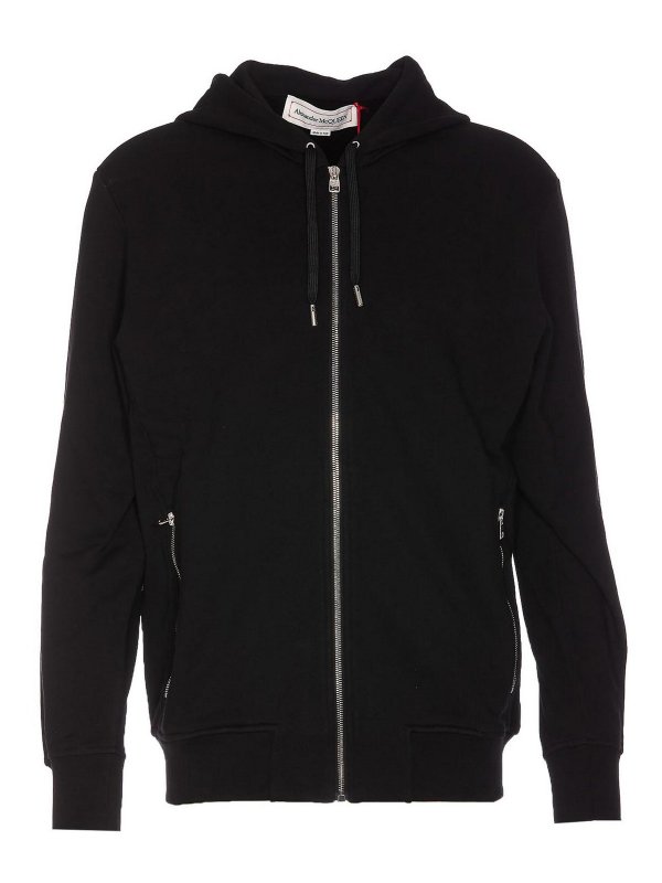 ALEXANDER MCQUEEN: Sudaderas y suéteres - Sudadera - Negro