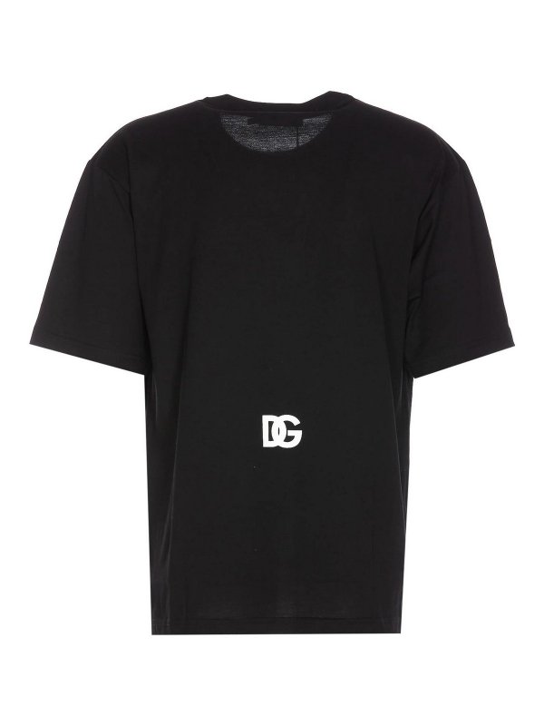DOLCE & GABBANA: T-shirts online - T-Shirt - Noir